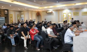 Foto : Pelaksanaan buber Polresta Malang Kota Bersama Media