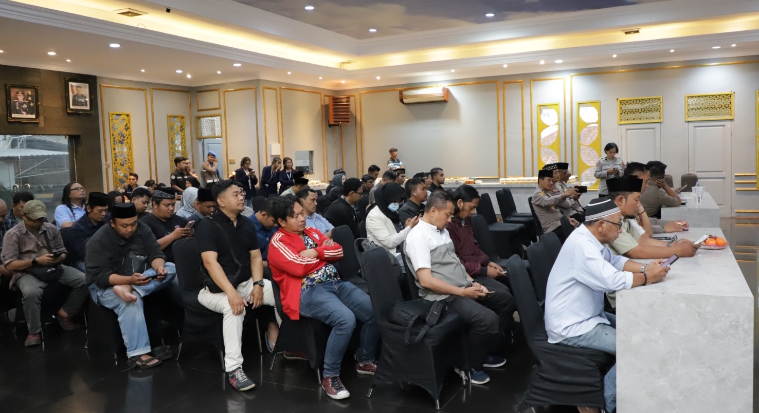 Foto : Pelaksanaan buber Polresta Malang Kota Bersama Media